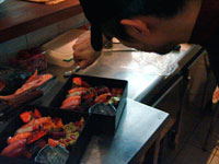 le chef en action