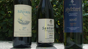 vins grecs chez Kaiseki les vins grecs